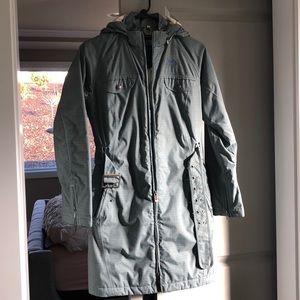 The North face trench coat